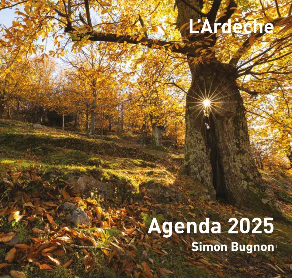 Agenda photo l'Ardèche 2025 de Simon Bugnon