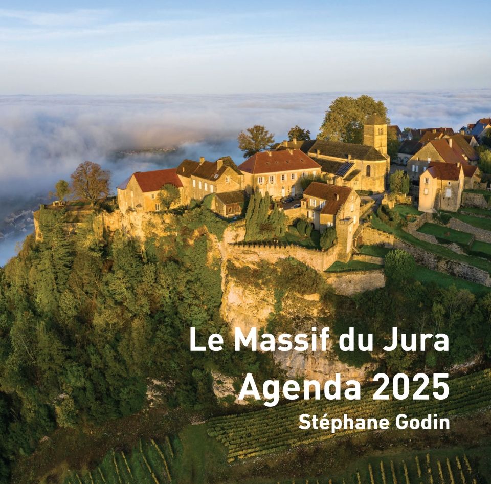 Agenda Le Massif du Jura de Stéphane Godin 2025